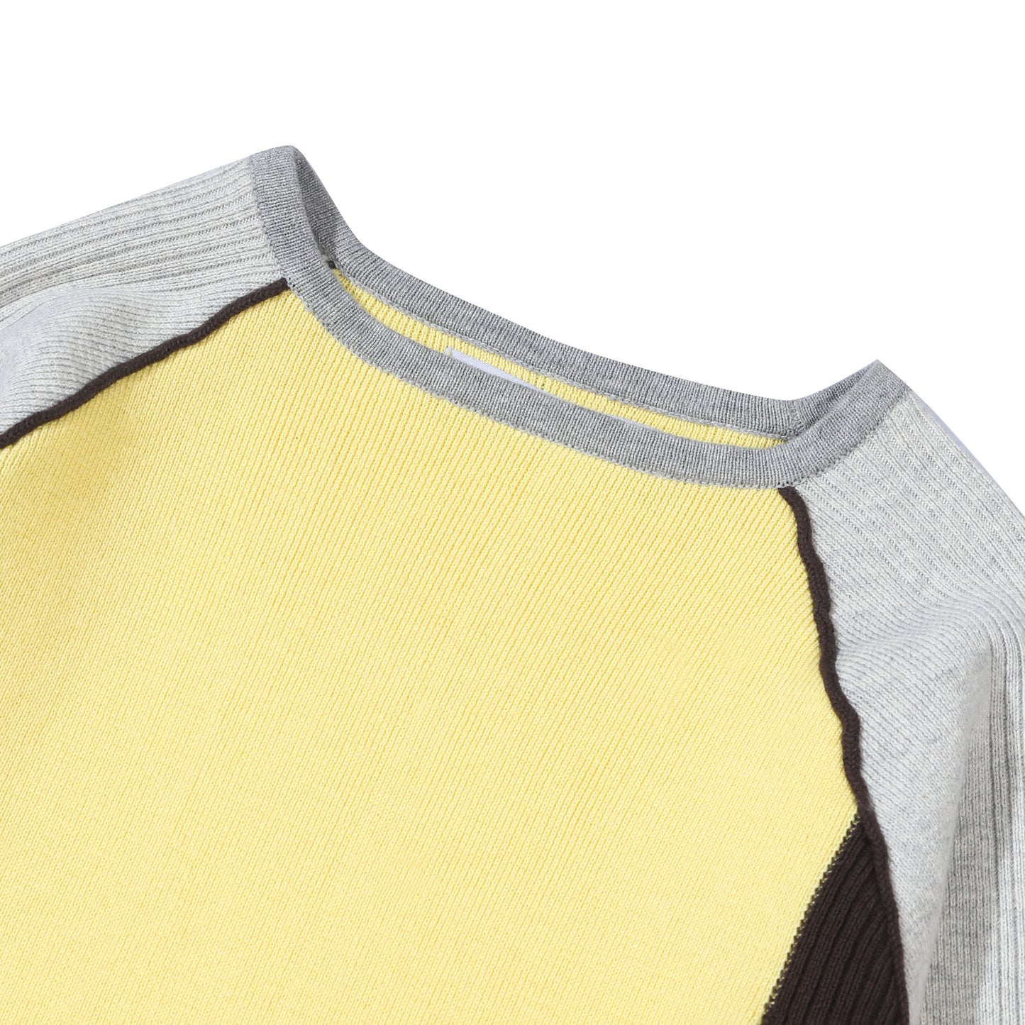 Raglan Knit Top - Yellow