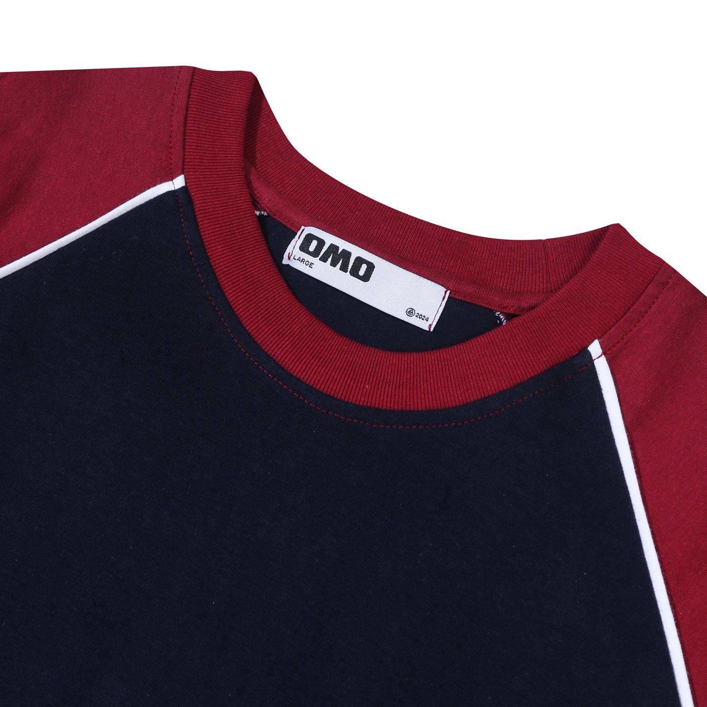 Heavy Raglan Short Sleeve Top - Navy
