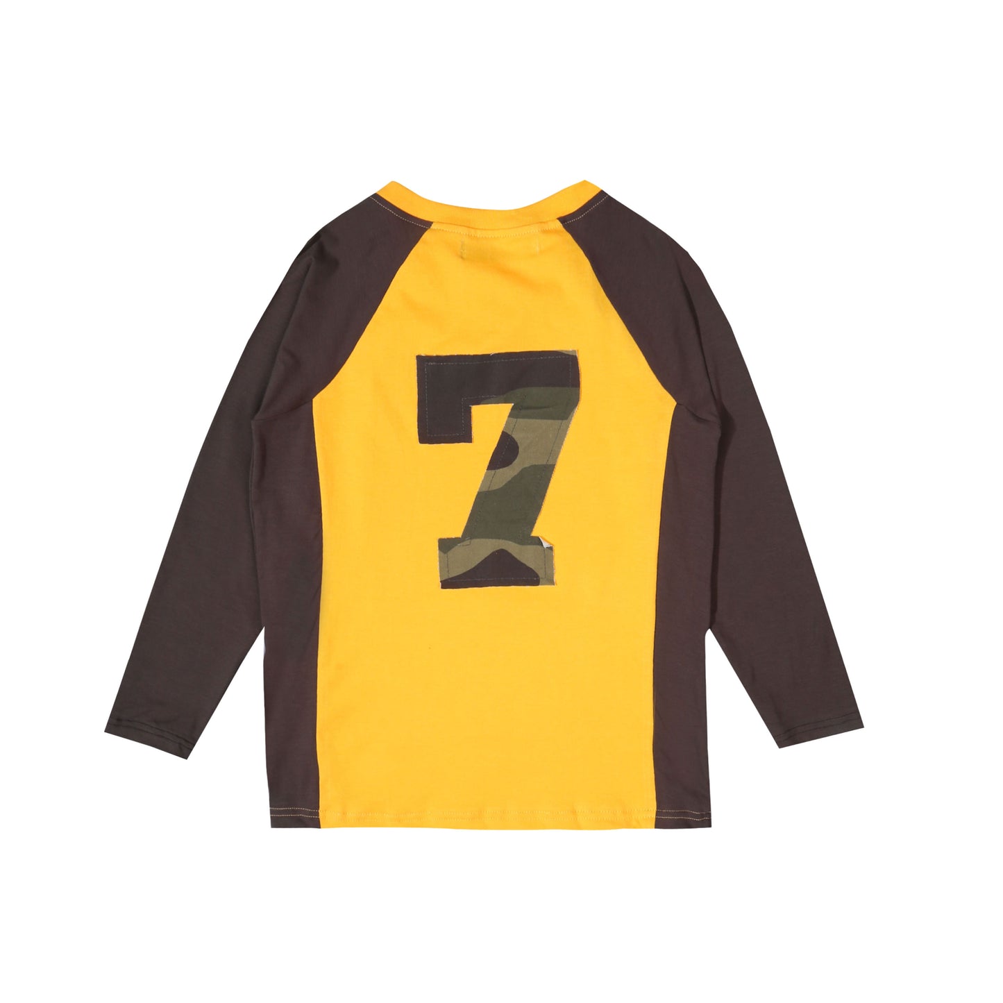 7 Raglan Top - Yellow