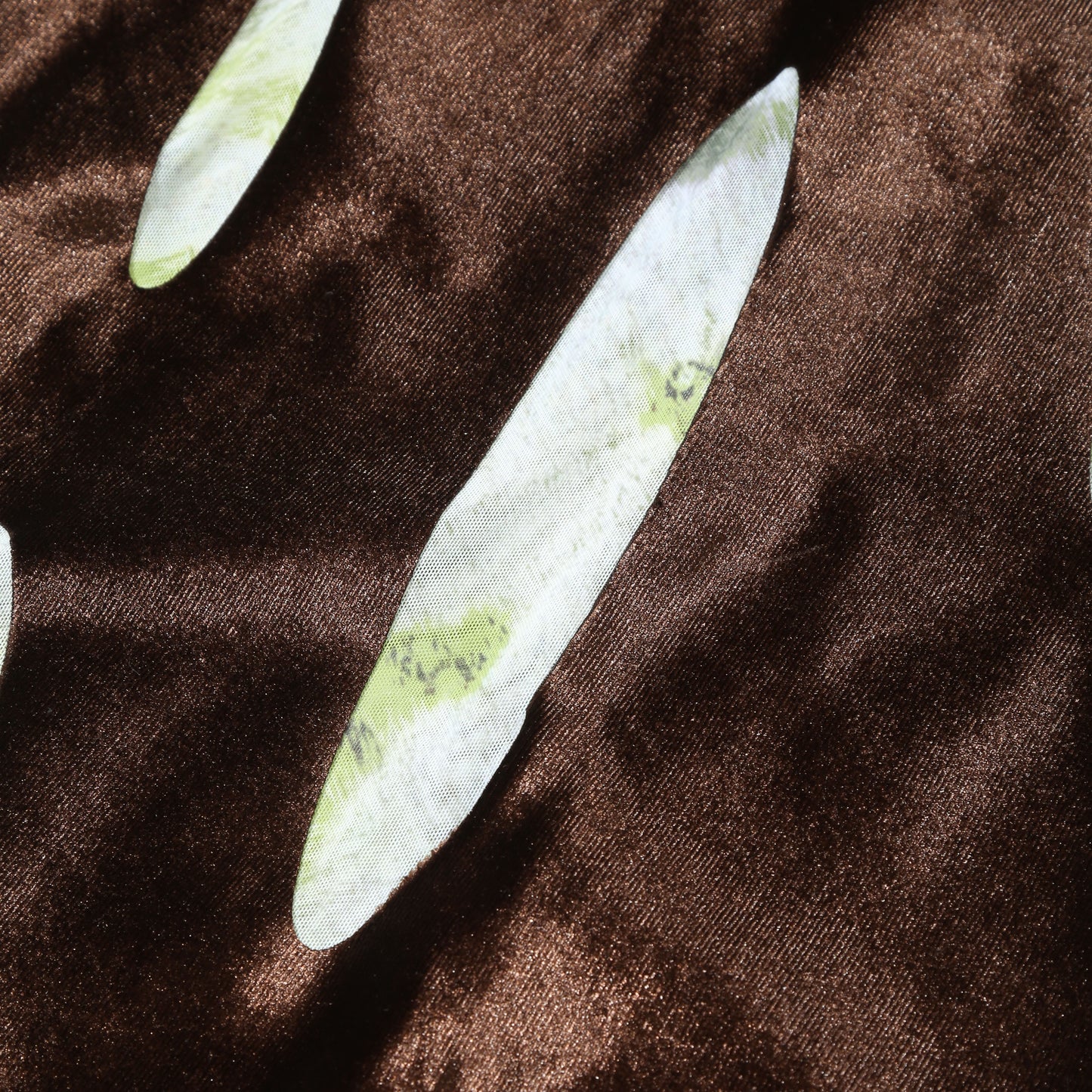 Moss Velvet Skirt