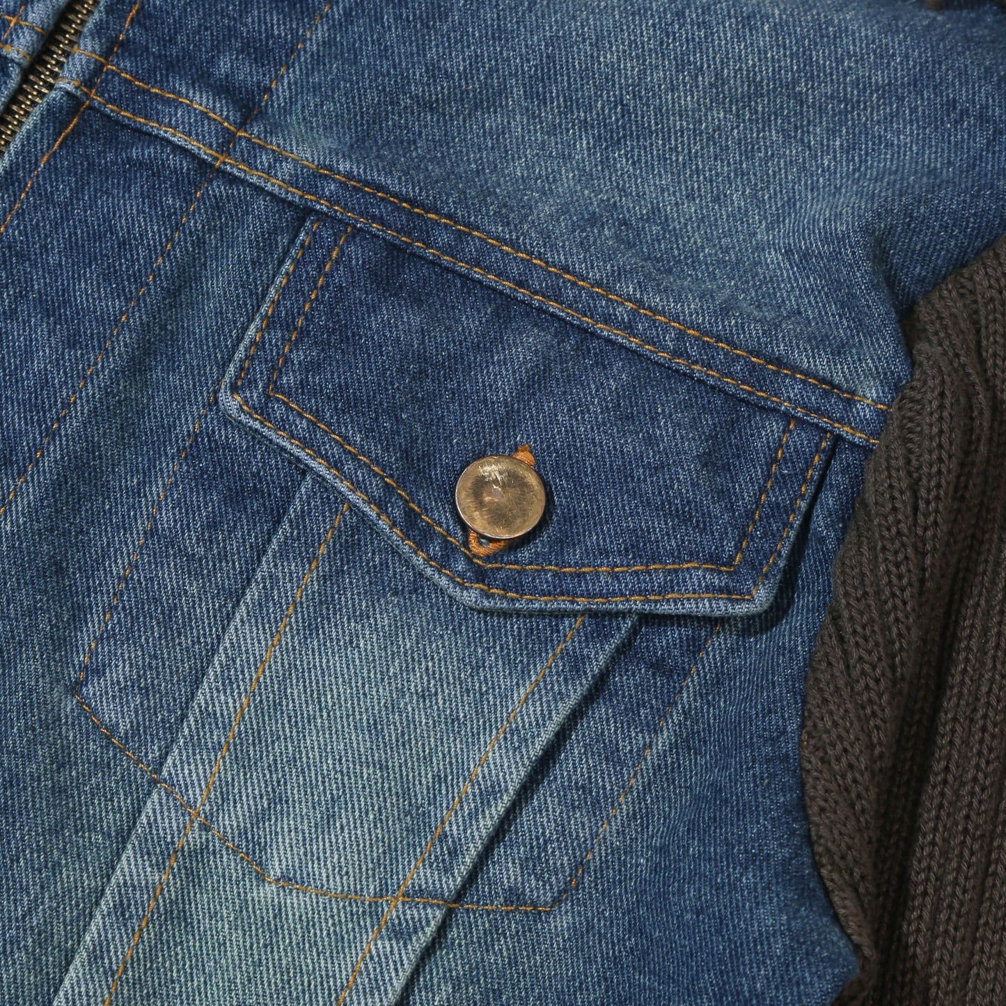 Denim Knit Jacket