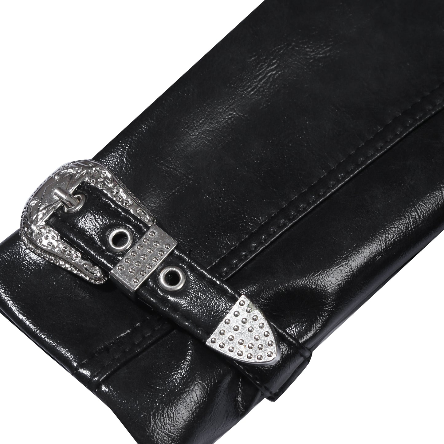 Buckled Leather Jacket