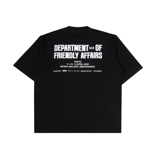 DFA Tokyo 2025 Merch T-Shirt - Black