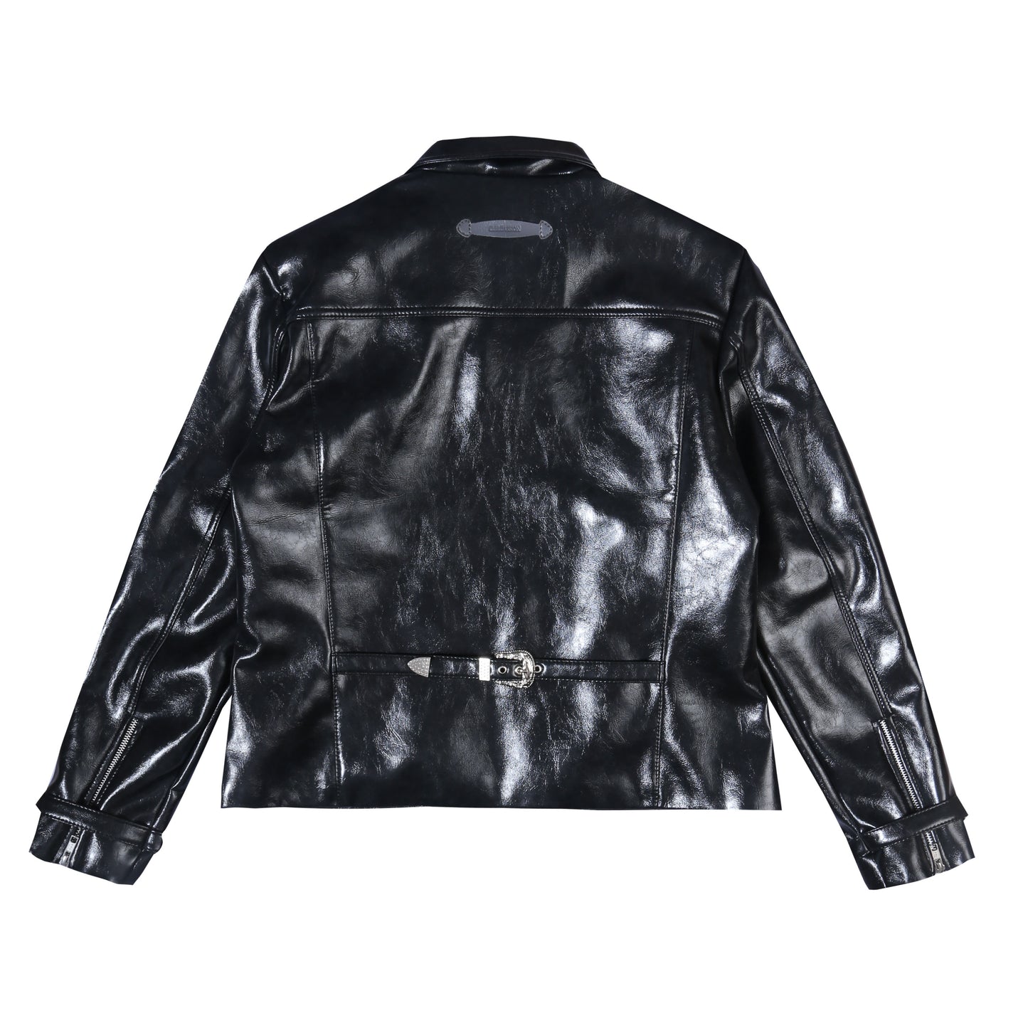 Buckled Leather Jacket