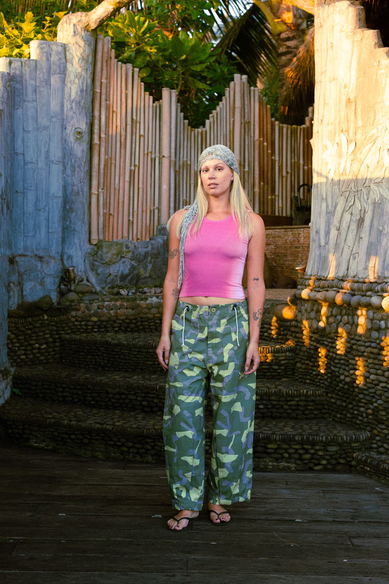 Swede Camo Balloon Pants