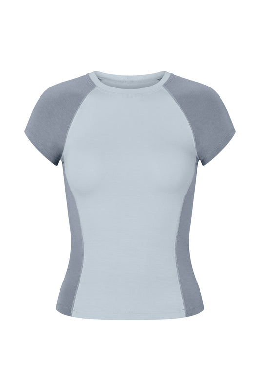 Raglan T-shirt - Stone-Sky
