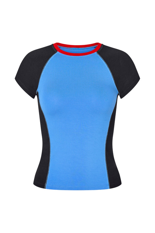 Raglan T-shirt - Midnight - Blue