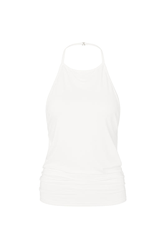 Backless Top - White