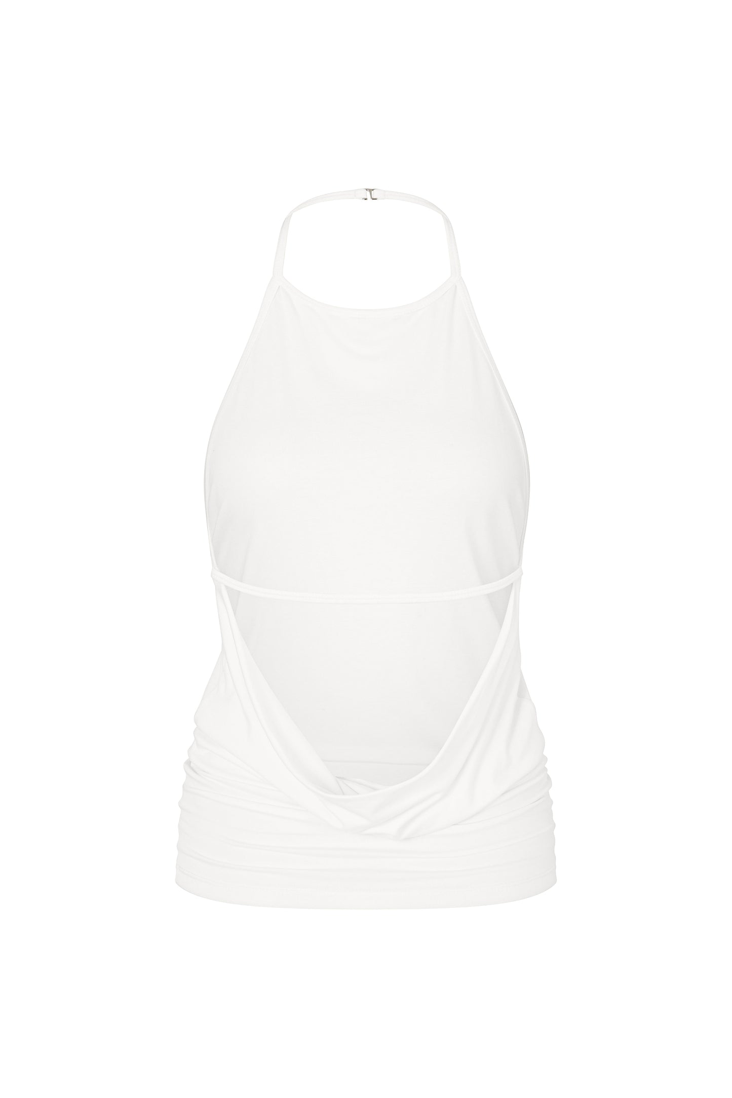 Backless Top - White