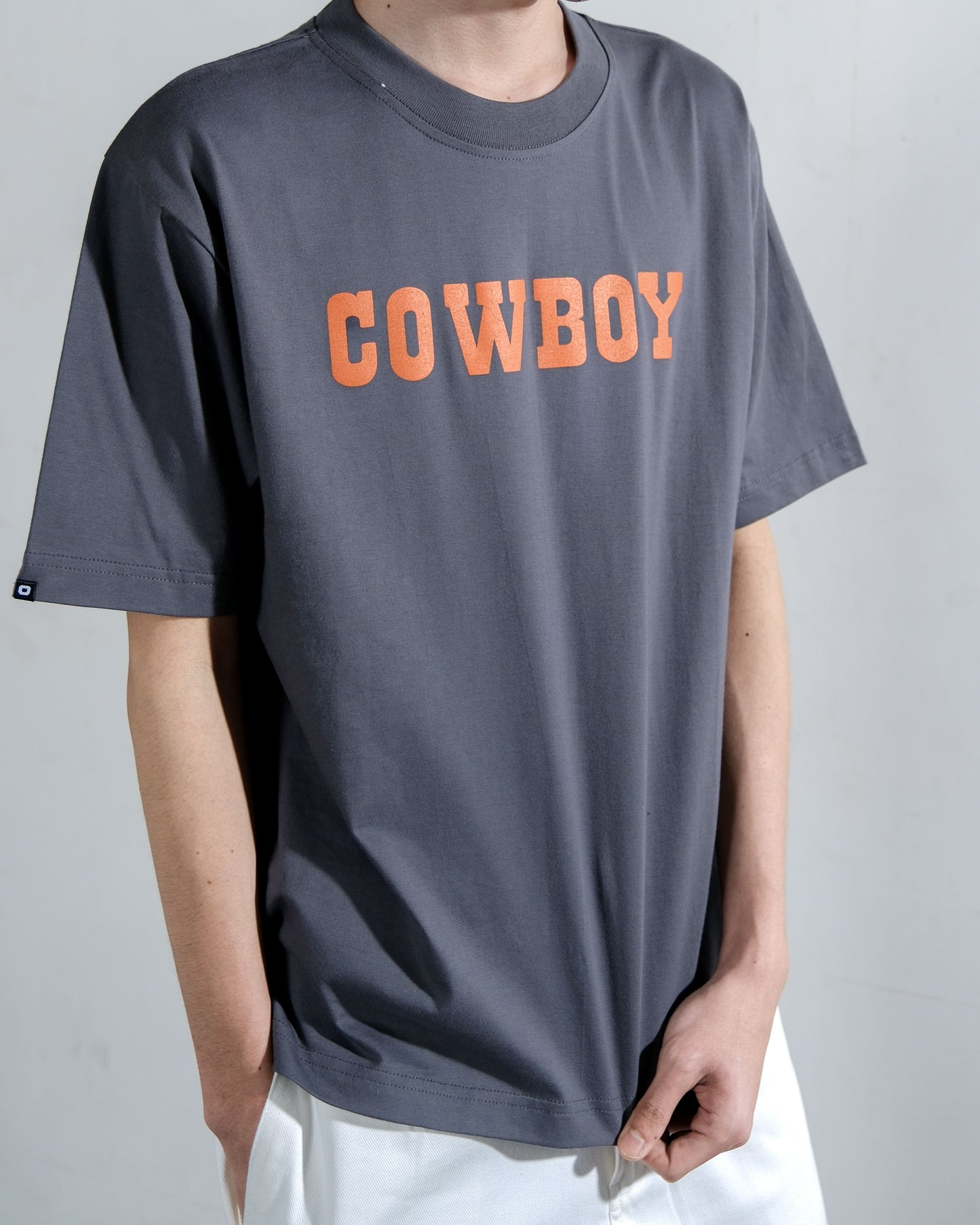 Cowboy T-Shirt in Grey