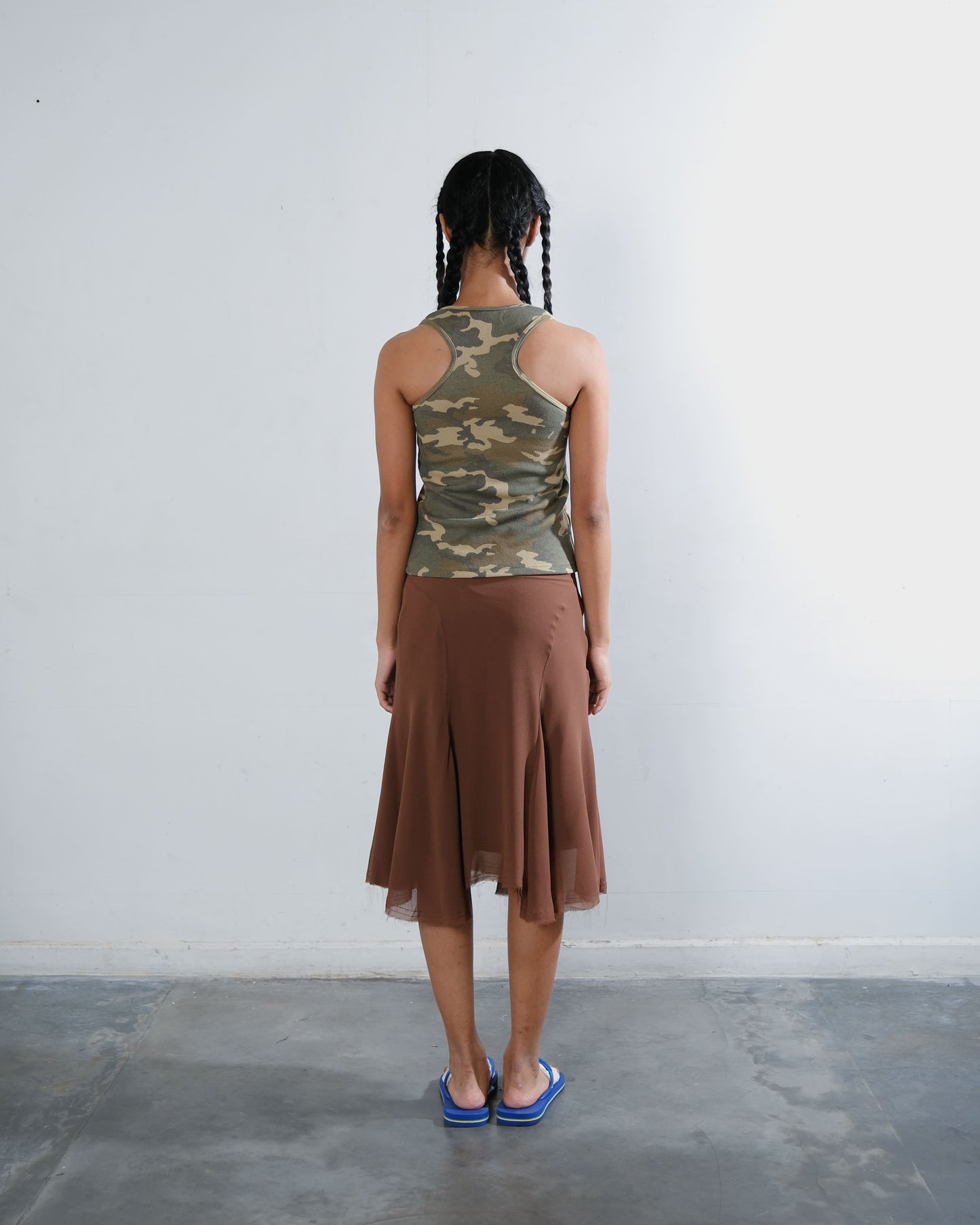 Camo Racer Top