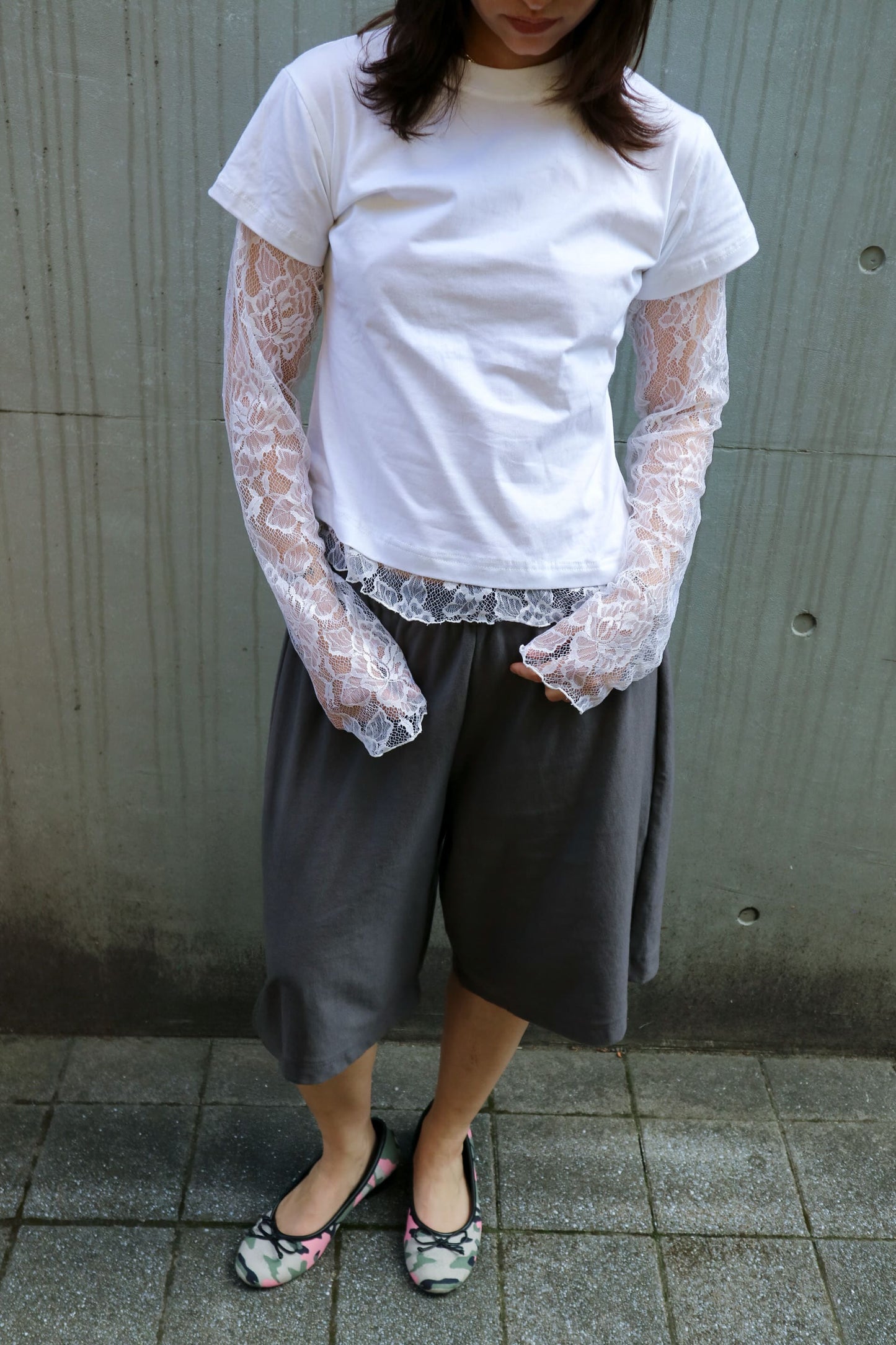 T-Shirt Over Lace