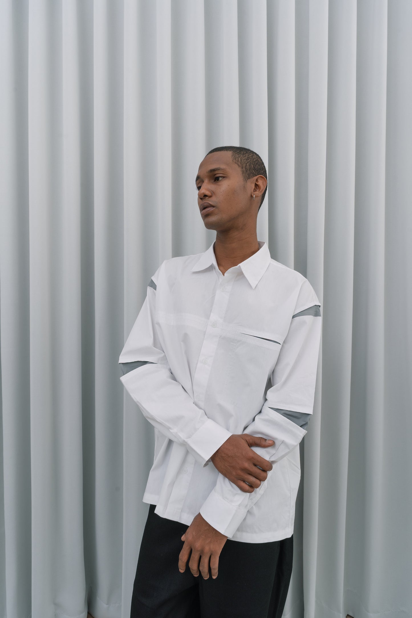 Peek Long Sleeve Shirt - White