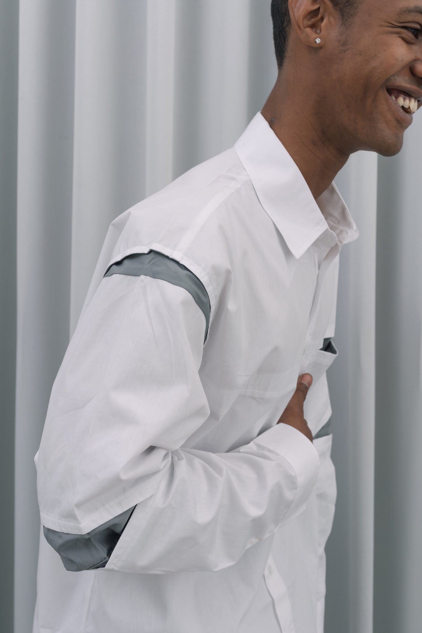 Peek Long Sleeve Shirt - White