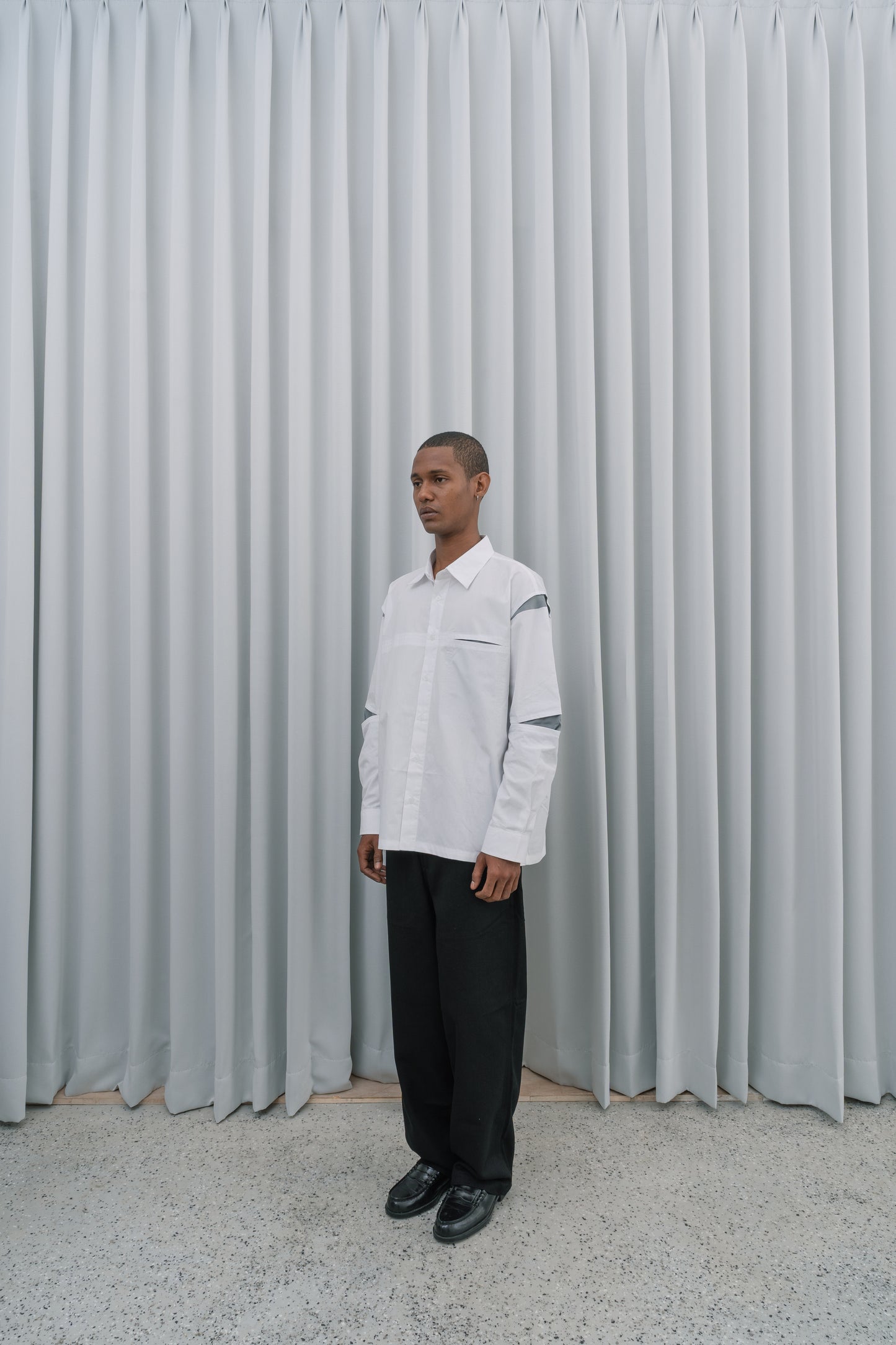 Peek Long Sleeve Shirt - White