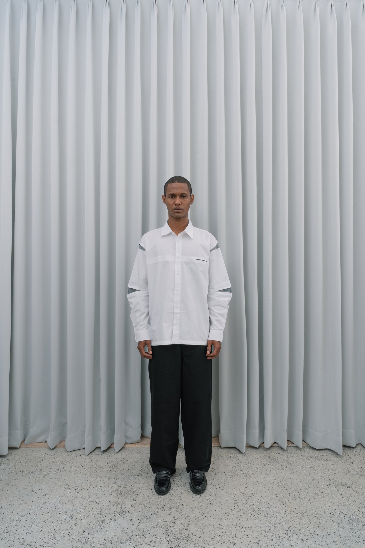 Peek Long Sleeve Shirt - White