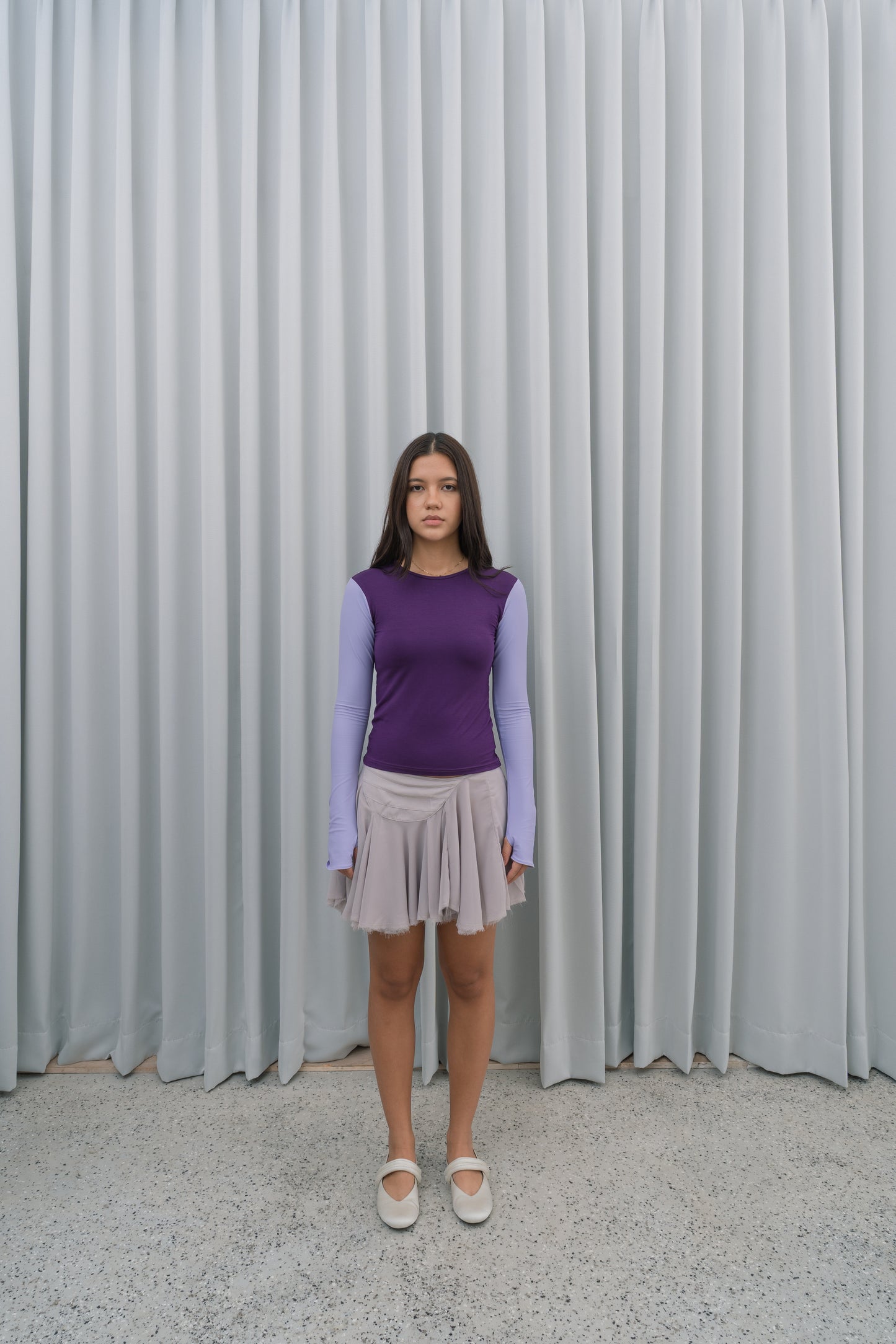 Loma Long Sleeve Top - Purple