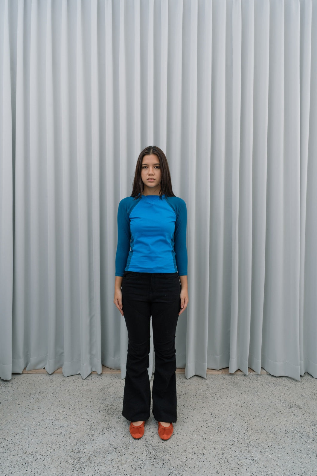 7 Raglan Top - Teal