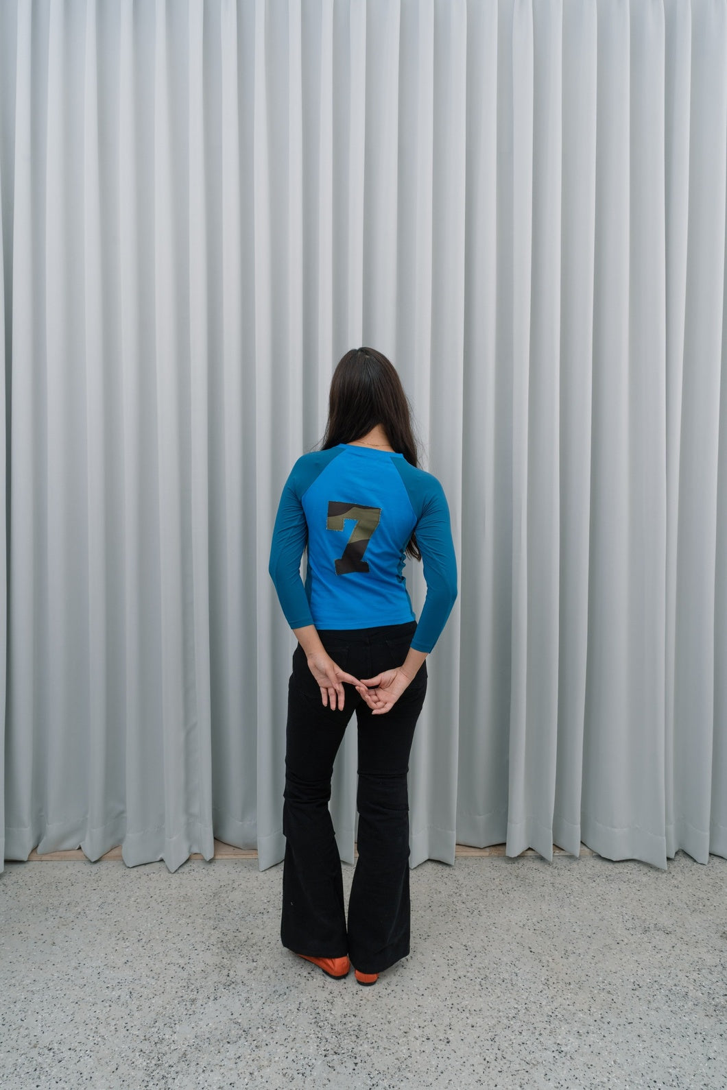7 Raglan Top - Teal