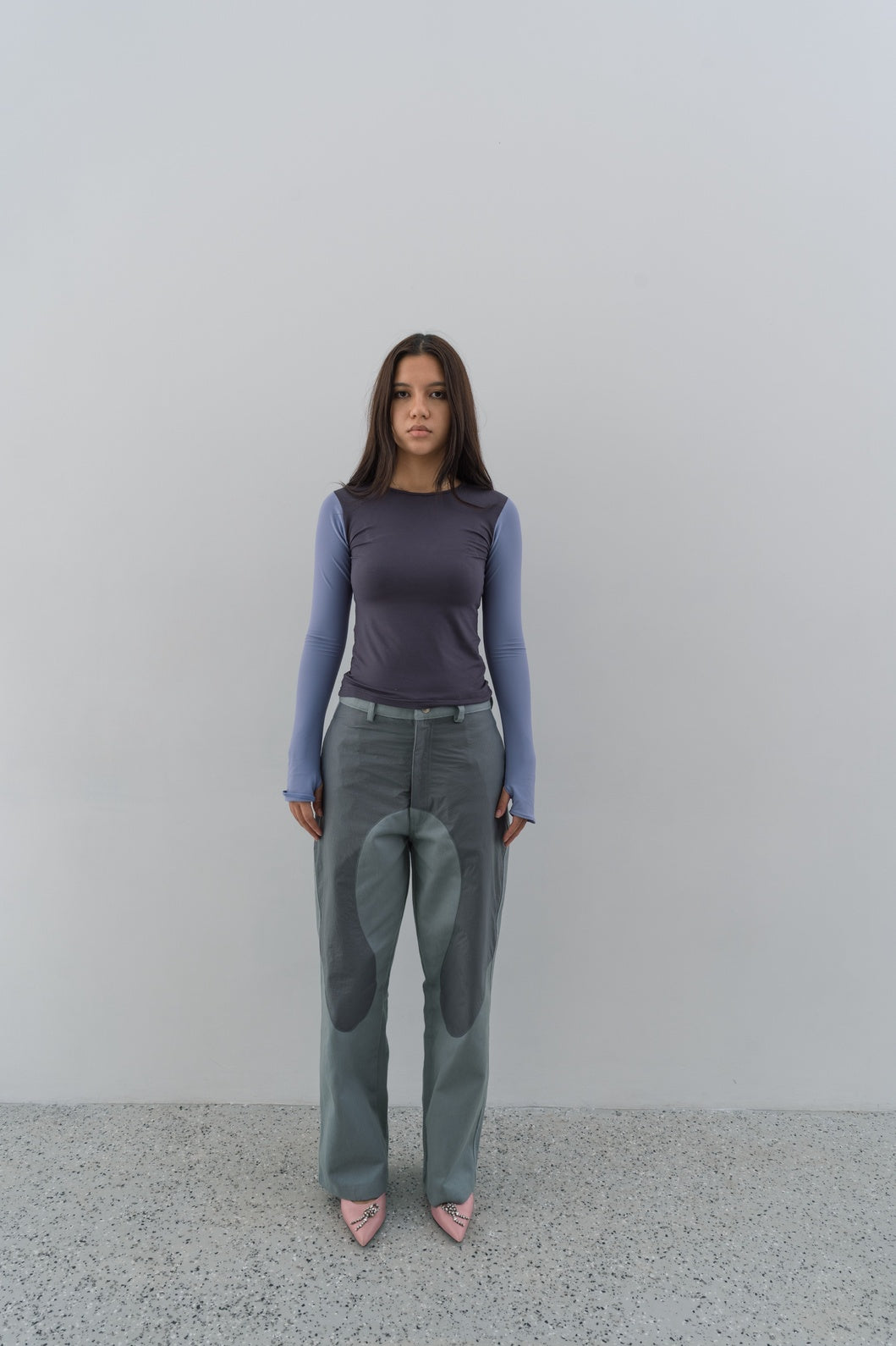 Loma Long Sleeve Top - Grey