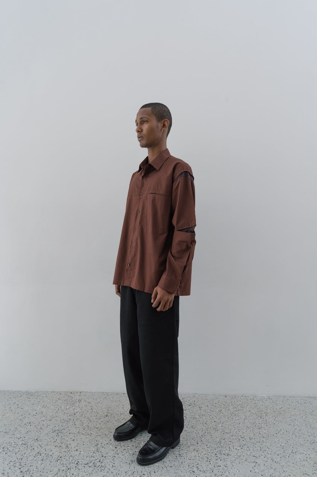 Peek Long Sleeve Shirt - Brown