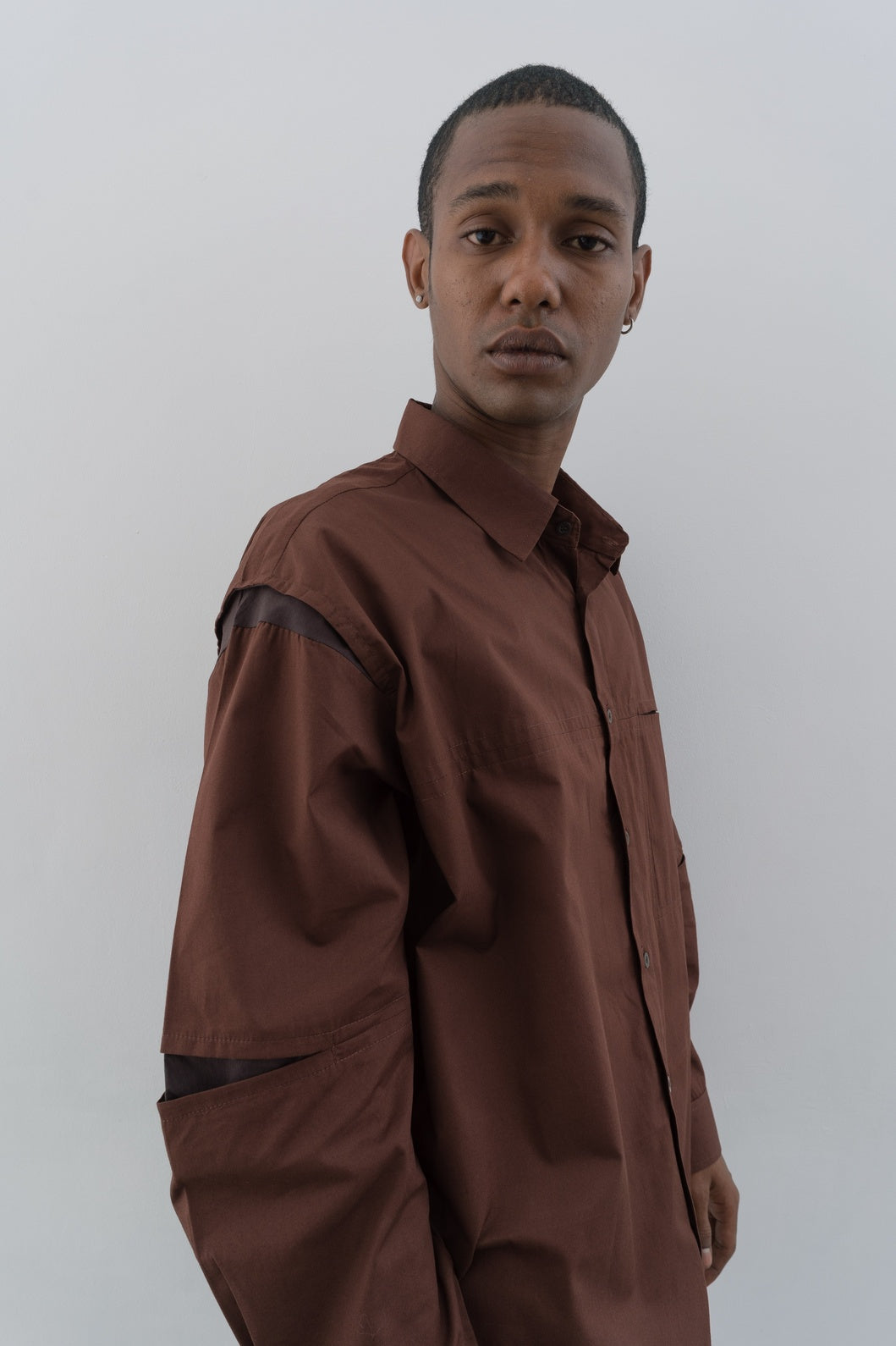 Peek Long Sleeve Shirt - Brown