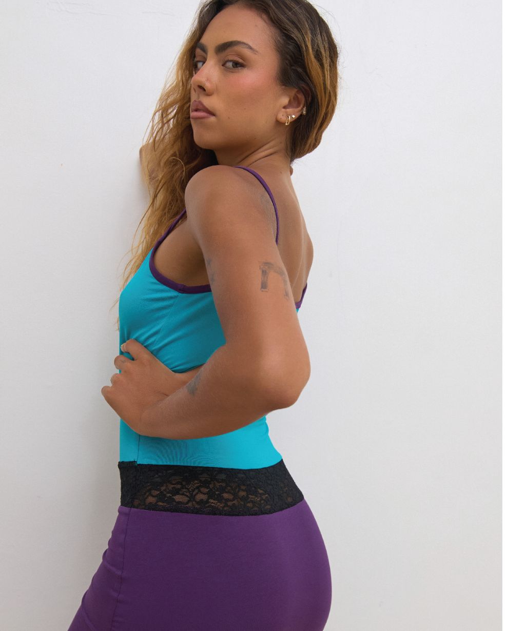 Sana Dress in Tosca/Purple