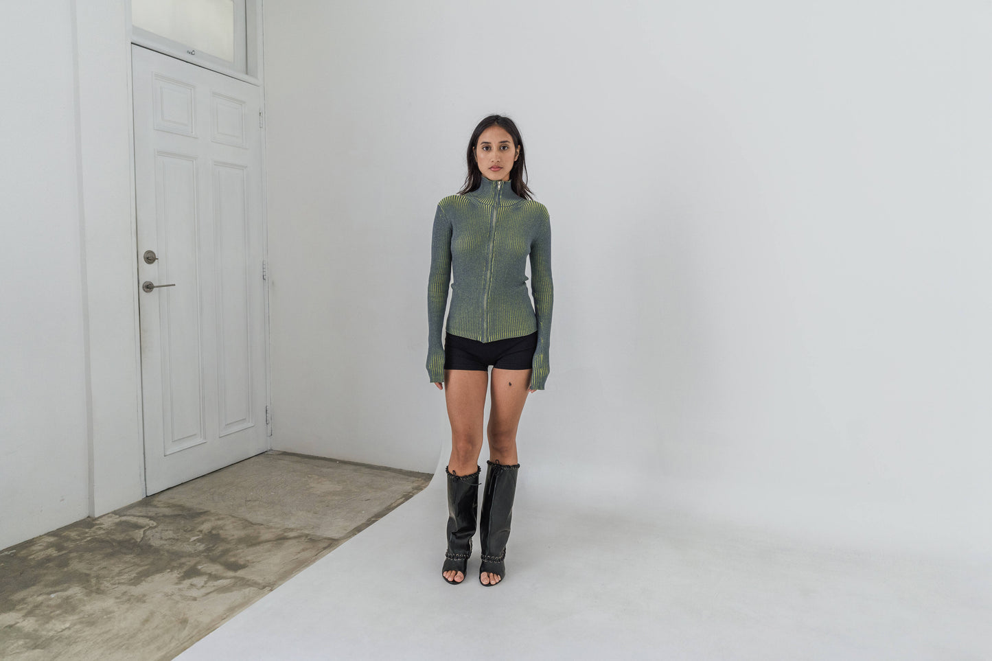 Gradient Knit Jacket