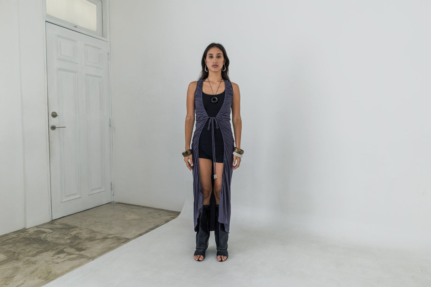 Ruched Outer Dress