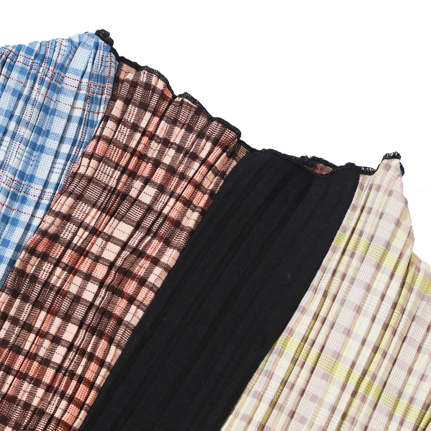 Pleated Patchwork Top