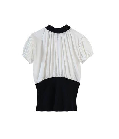 High Neck Balloon Top