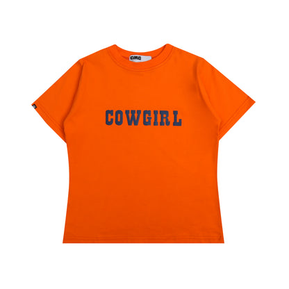 Cowgirl Baby T-Shirt in Orange