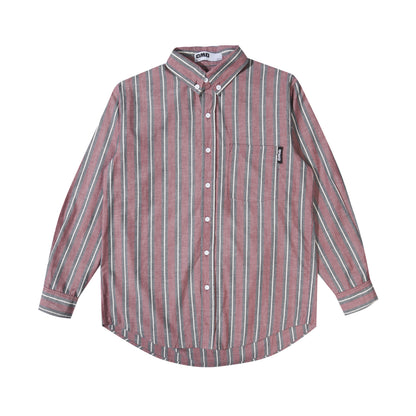 Washed Stripes Long Sleeve Shirt