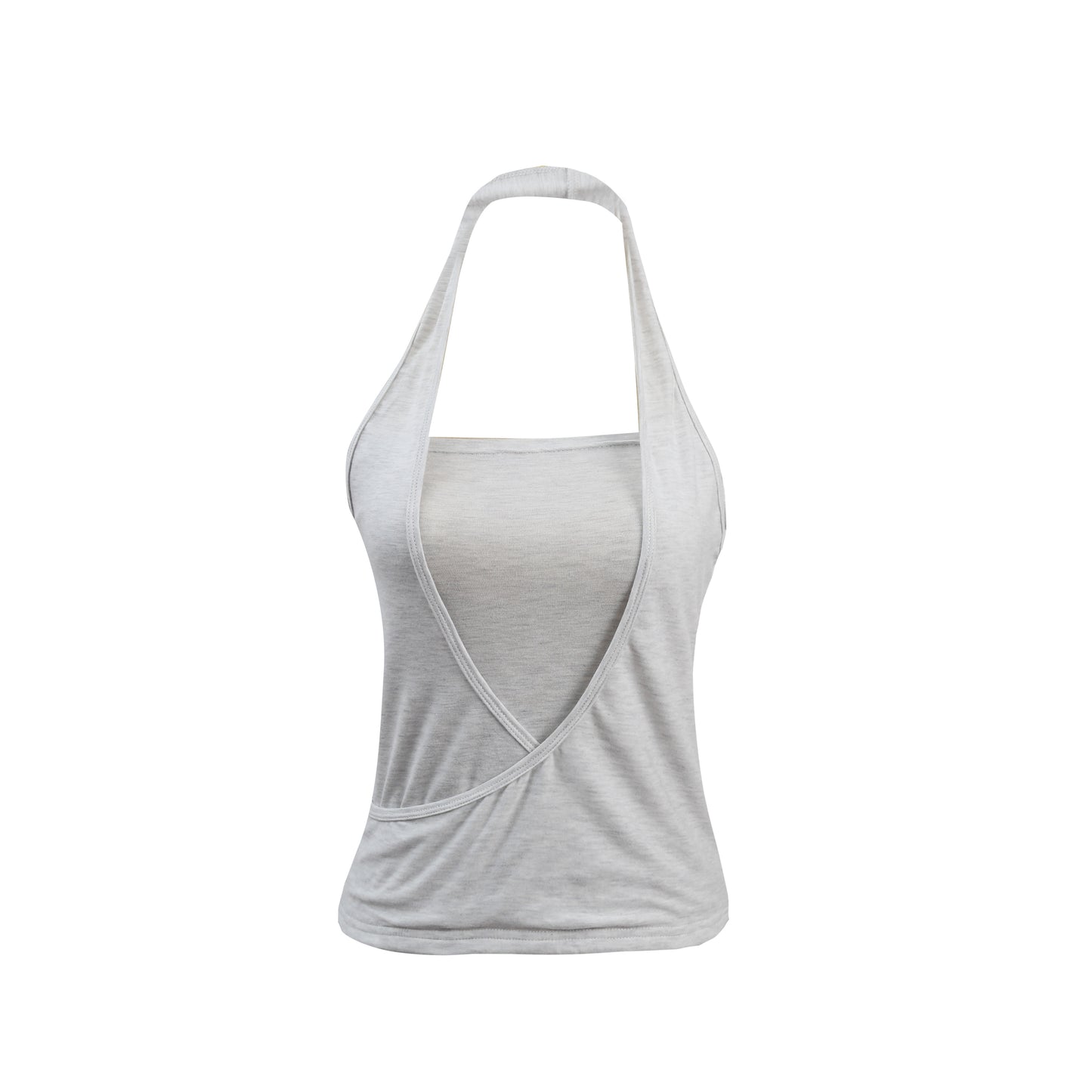 Bandeau Twist Top in Grey