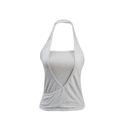Bandeau Twist Top in Grey