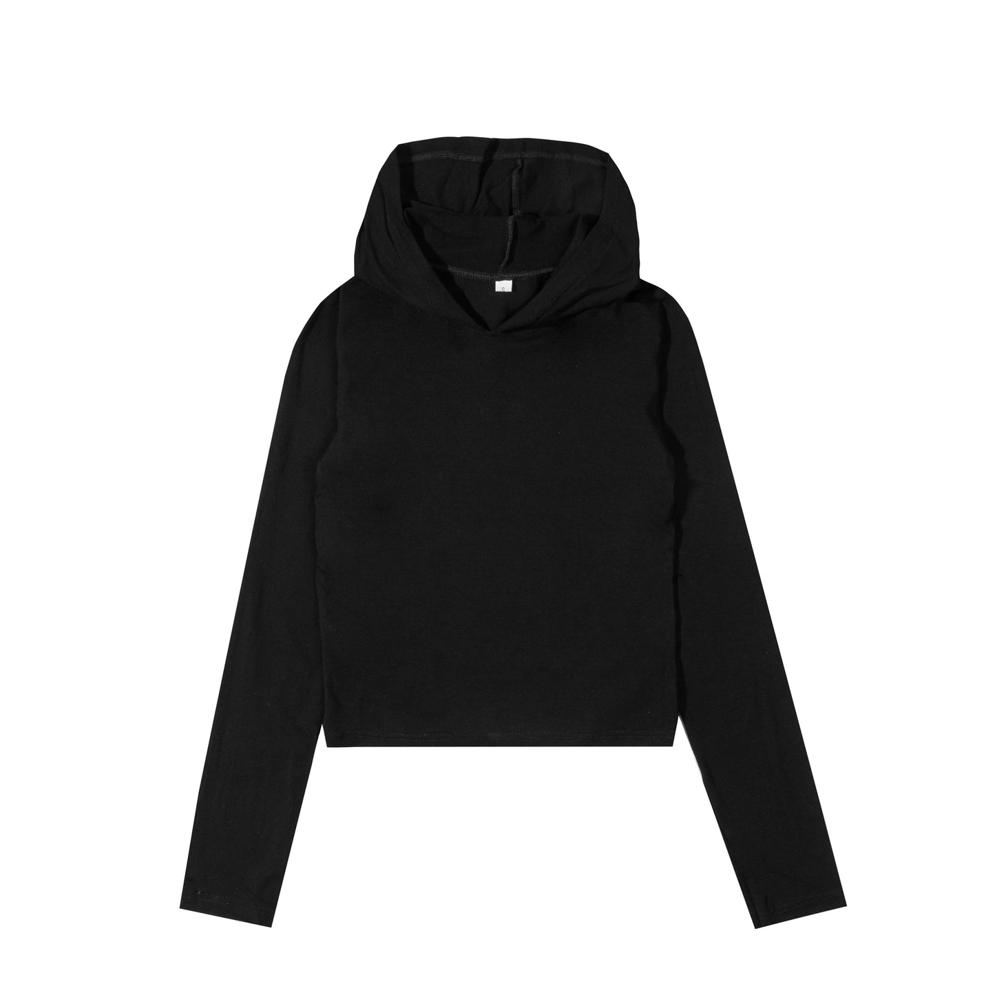 Black Hooded Top