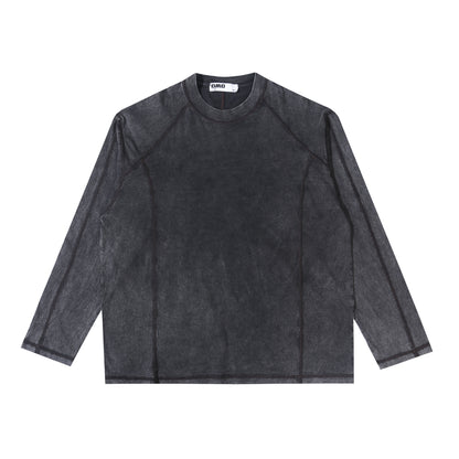 Raglan Washed Long Sleeve T-Shirt