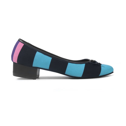 Stripes Ballet Flats