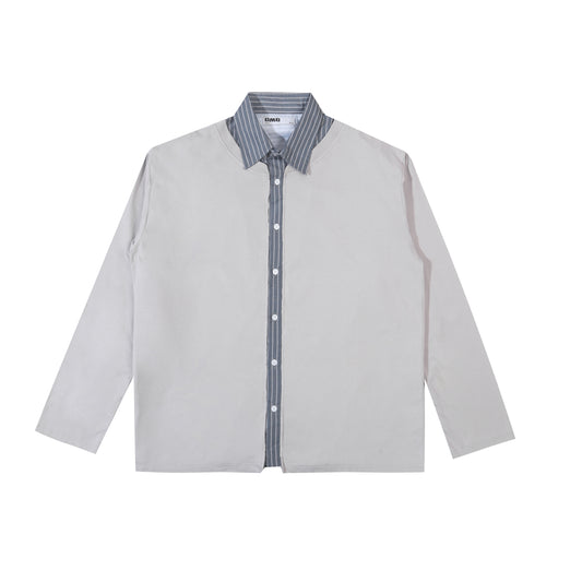 Double Layer Shirt in Grey