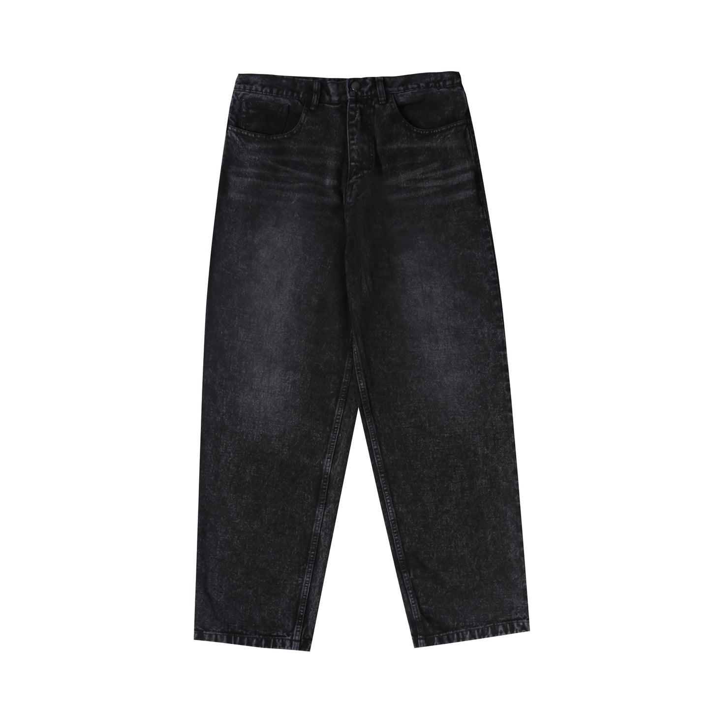 Black Washed Denim Jeans