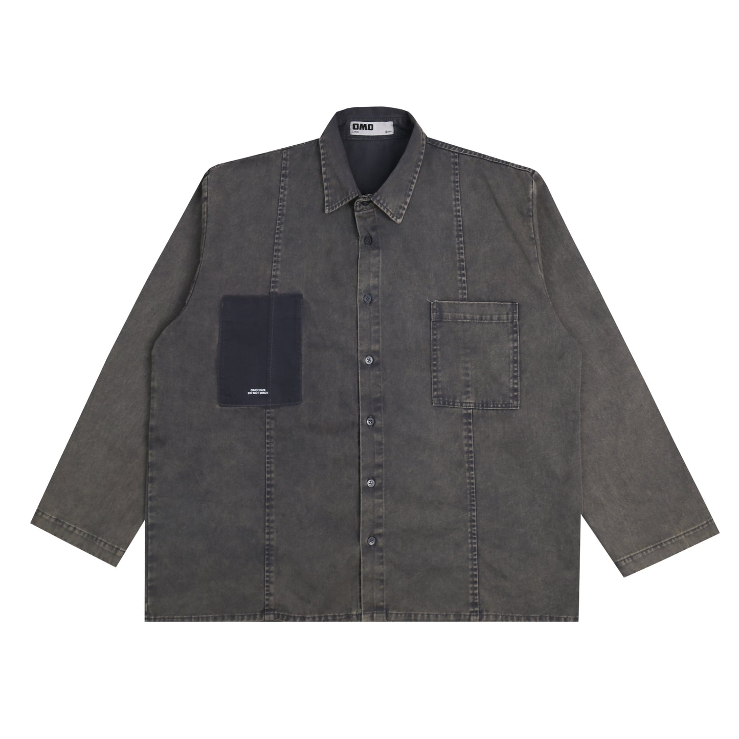 Washed Chore Jacket in Grey