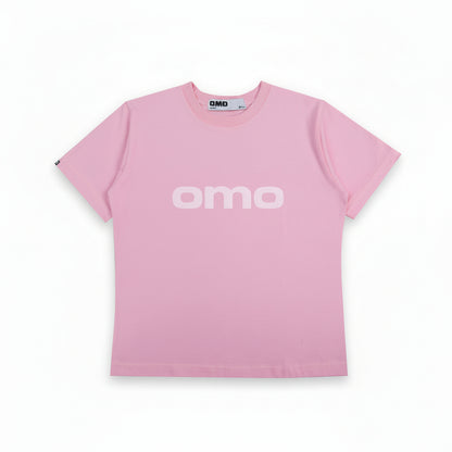 OMO Logo Baby T-Shirt in Pink