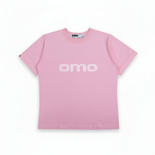 OMO Logo Baby T-Shirt in Pink