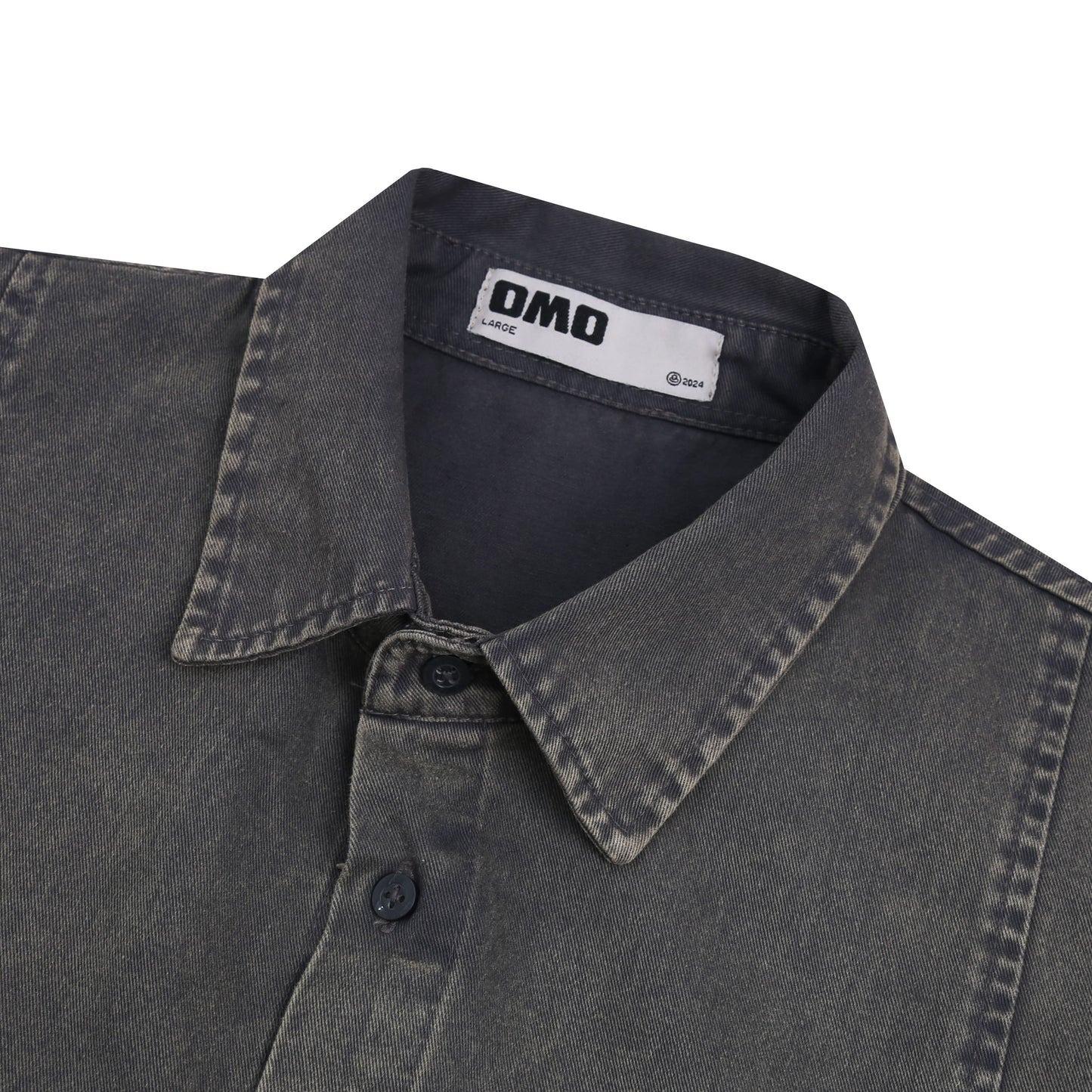 Washed Chore Jacket in Grey