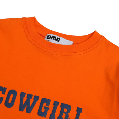Cowgirl Baby T-Shirt in Orange