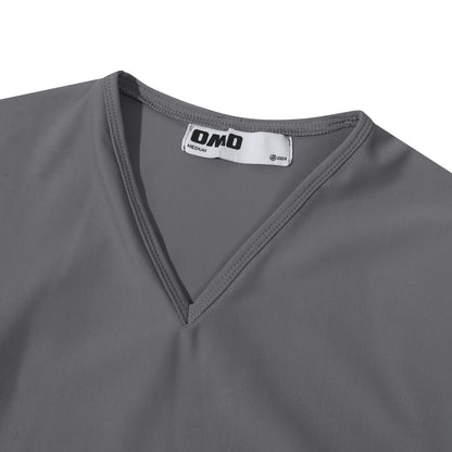 V-Neck Top in Dark Grey