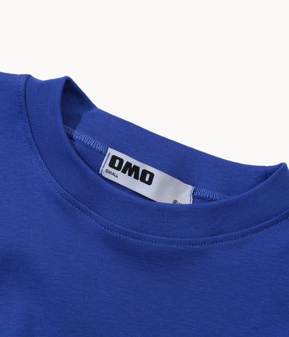 Pleated Tee in Blue