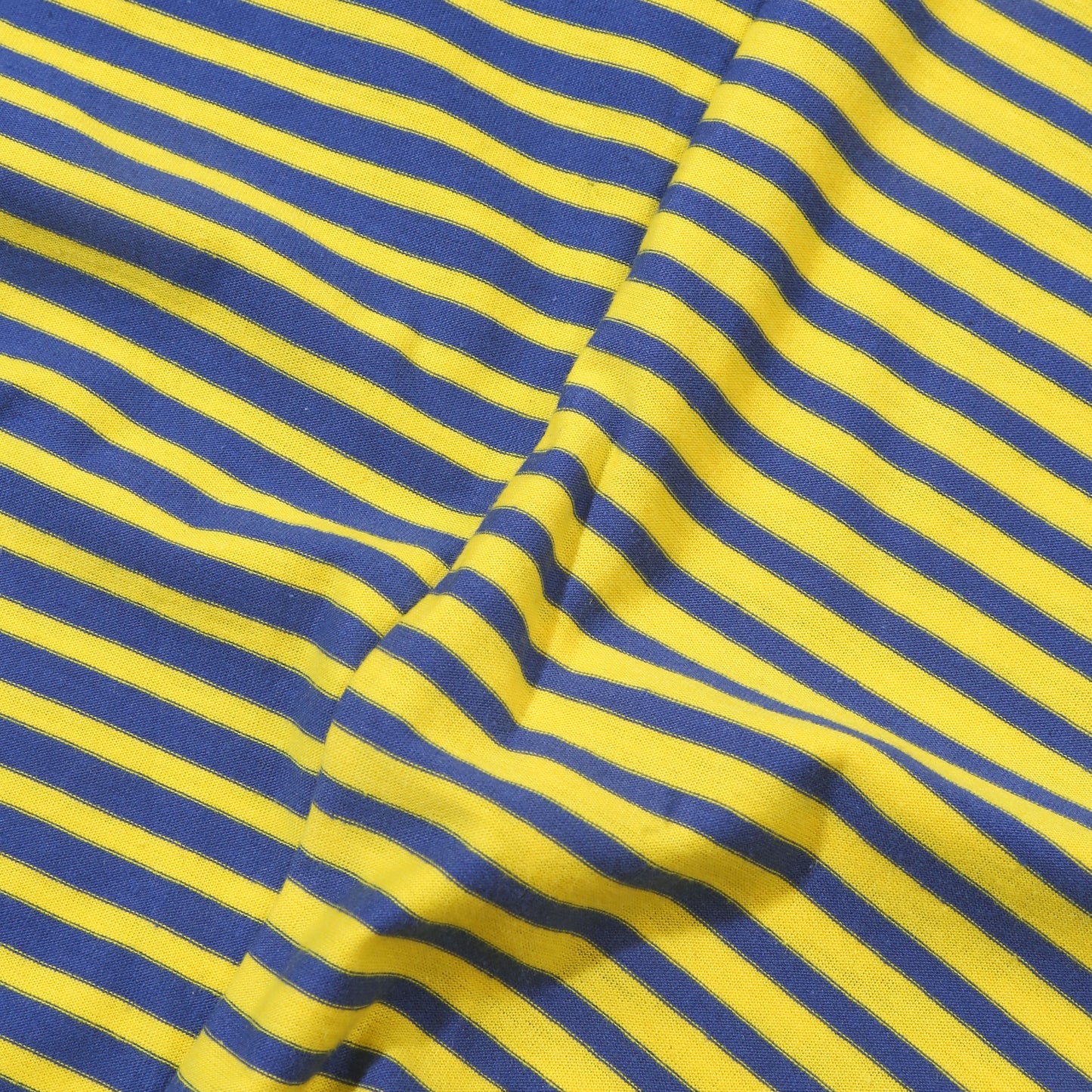 Stripes Asymmetric Top in Blue/Yellow