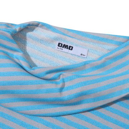 Stripes Boat Neck Top in Bubble