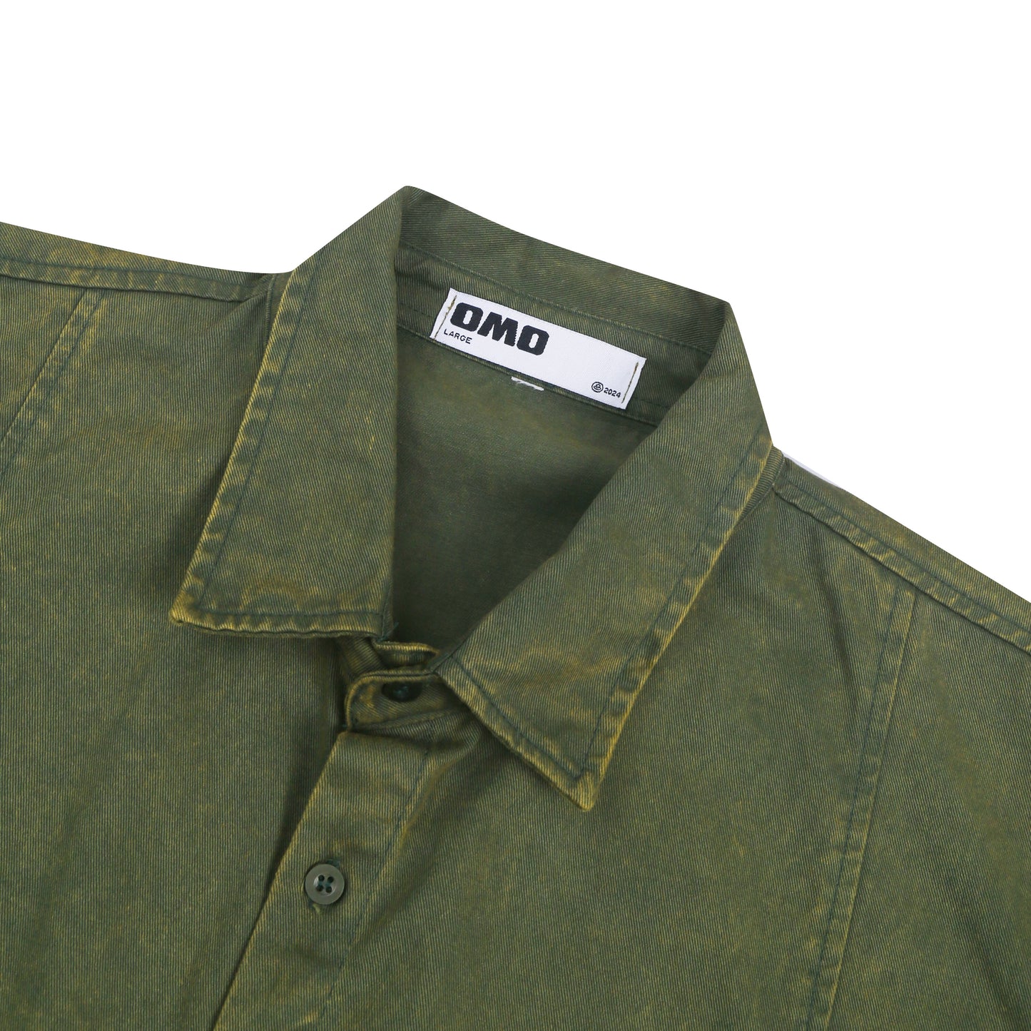Washed Chore Jacket in Green